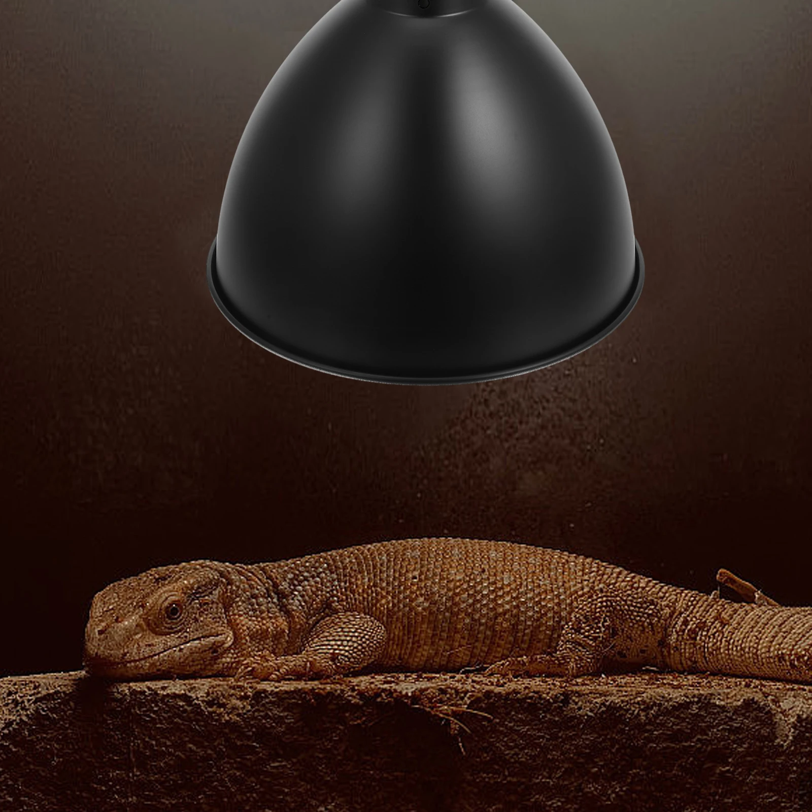 

Heat Lamp Shade Reptile Dome Light Fixture Food Metal Covers Lampshade Iron Heating