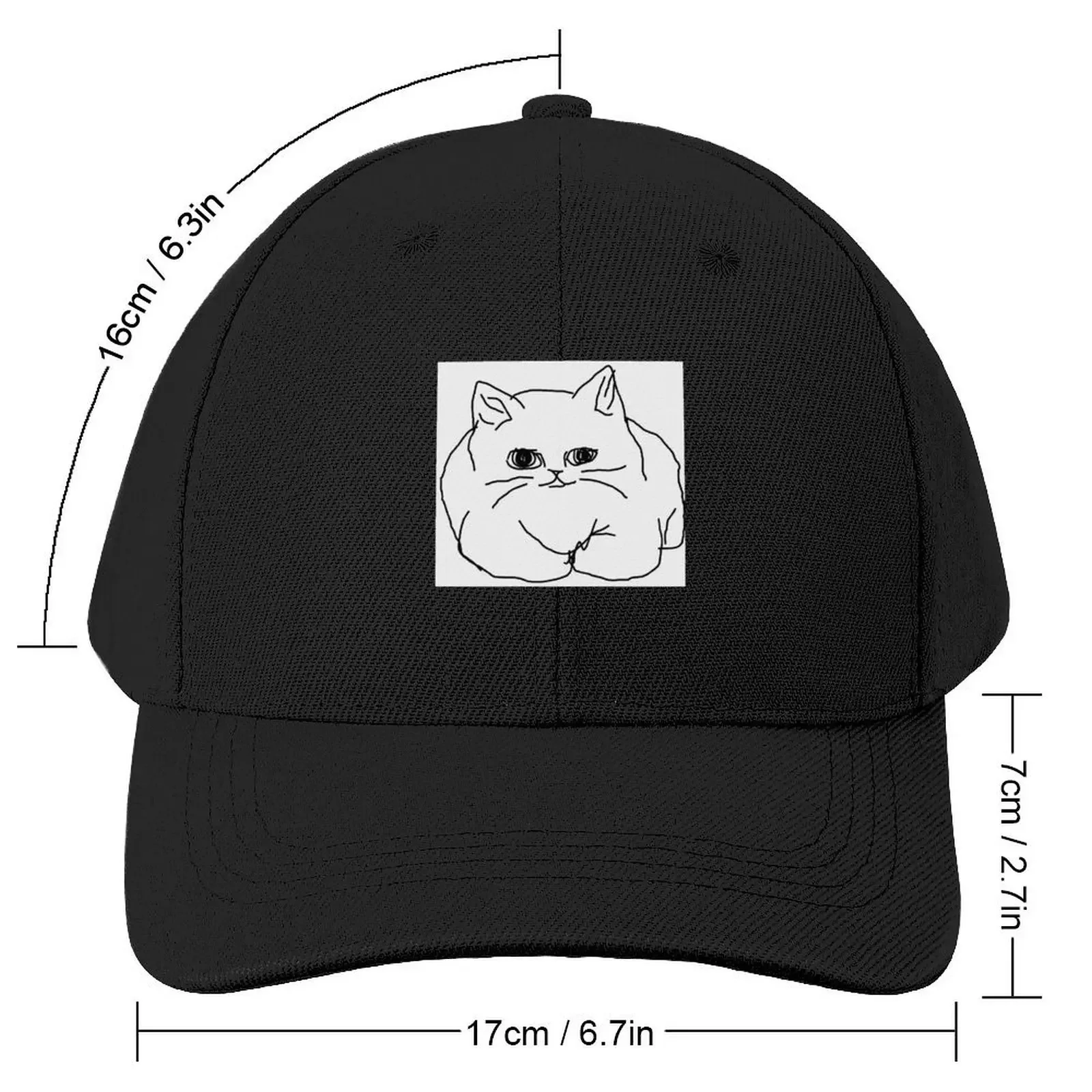 cat stare Baseball Cap Trucker Cap dad hat Beach Bag Mens Hats Women's