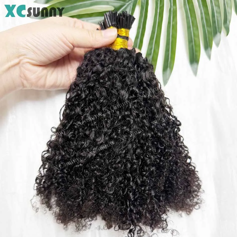 

I Tip Hair Extensions Human Hair Kinky Curly Itip Human Hair Extensions For Black Women Stick Tipped Curly Microlink Hair
