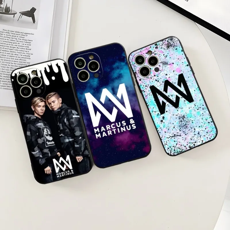 Marcus And Martinus Phone Case For Iphone 12ProMax 15 11 13 14 Pro Xs Max Mini Xr X 7 8 6 6s Plus Fundas Cover