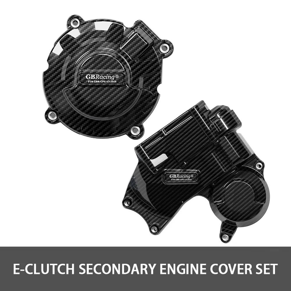 لهوندا CBR650R & CB650R مجموعة غطاء ثانوي بواسطة GBRacing 2021-2025 غطاء المولد + 2024-2025 غطاء المحرك الثانوي القابض الإلكتروني