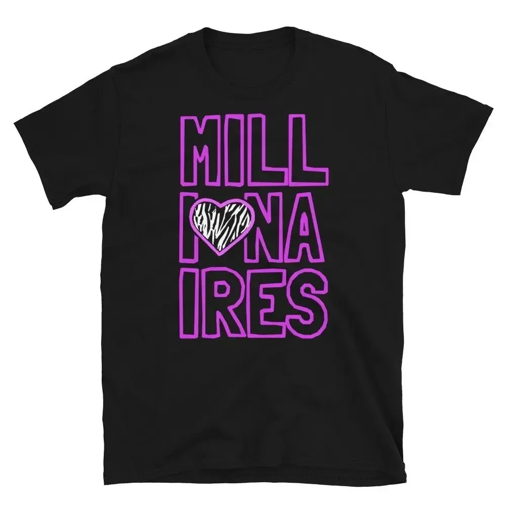 Millionaires Stacked Logo With Heart Myspace Scene Band T-Shirt