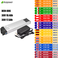 36V Ebike Battery For ADO A20 A20F MATE City BIKE Fiido M1 Folding Electric Bike 36V 10.4Ah 12.5Ah 17.5Ah Replacement Battery