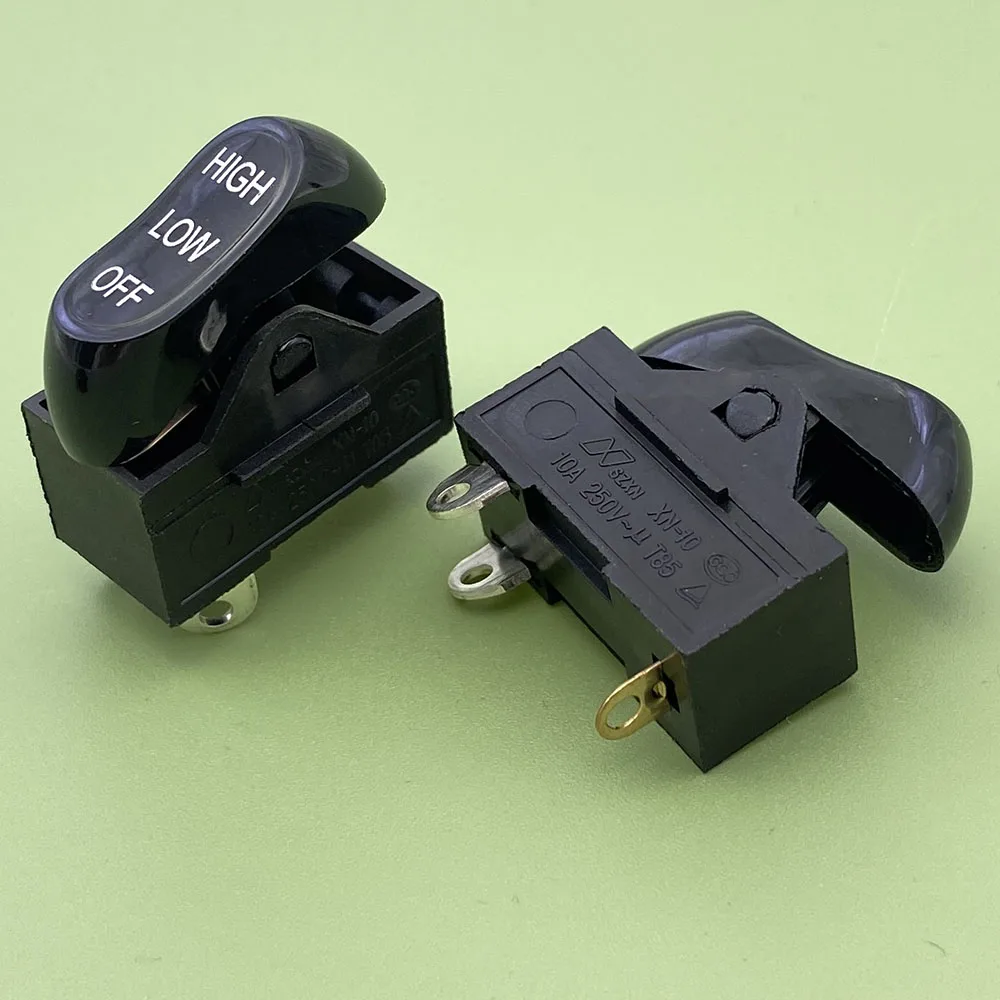 ARG-1215 Hair Dryer Switch Accessories 3-pin Rocker Switch 3-position ON-OFF-ON Toggle Switch Power Switch Trigger Controller 2