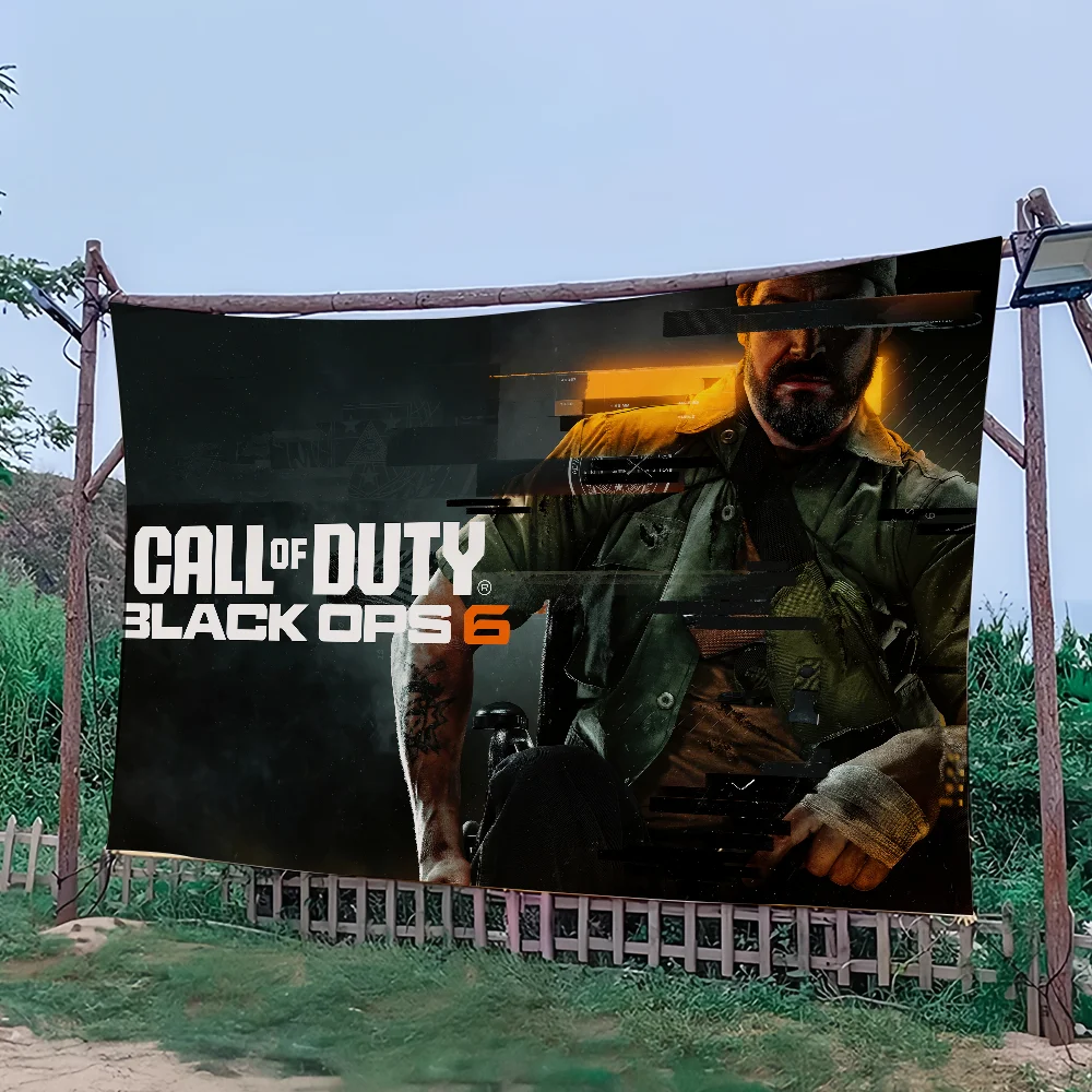 Game C-Call of D-Duty Black ops 6 Flag For Picnic Party Art Home Decoration Outdoor Camping Banner