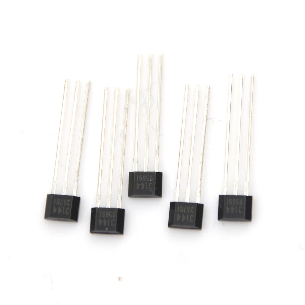 5 Pcs Model 3144 Hall Effect Sensor Magnetic Detector 4.5-24V Sensor Module