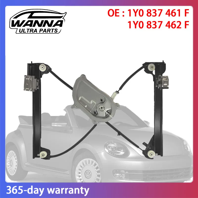 

OE Quality 1Y0837461F 1Y0837462F Front Left Right Window Regulator for VW beetle 2003 2004 2005 2006 2007 2008 2009 2010