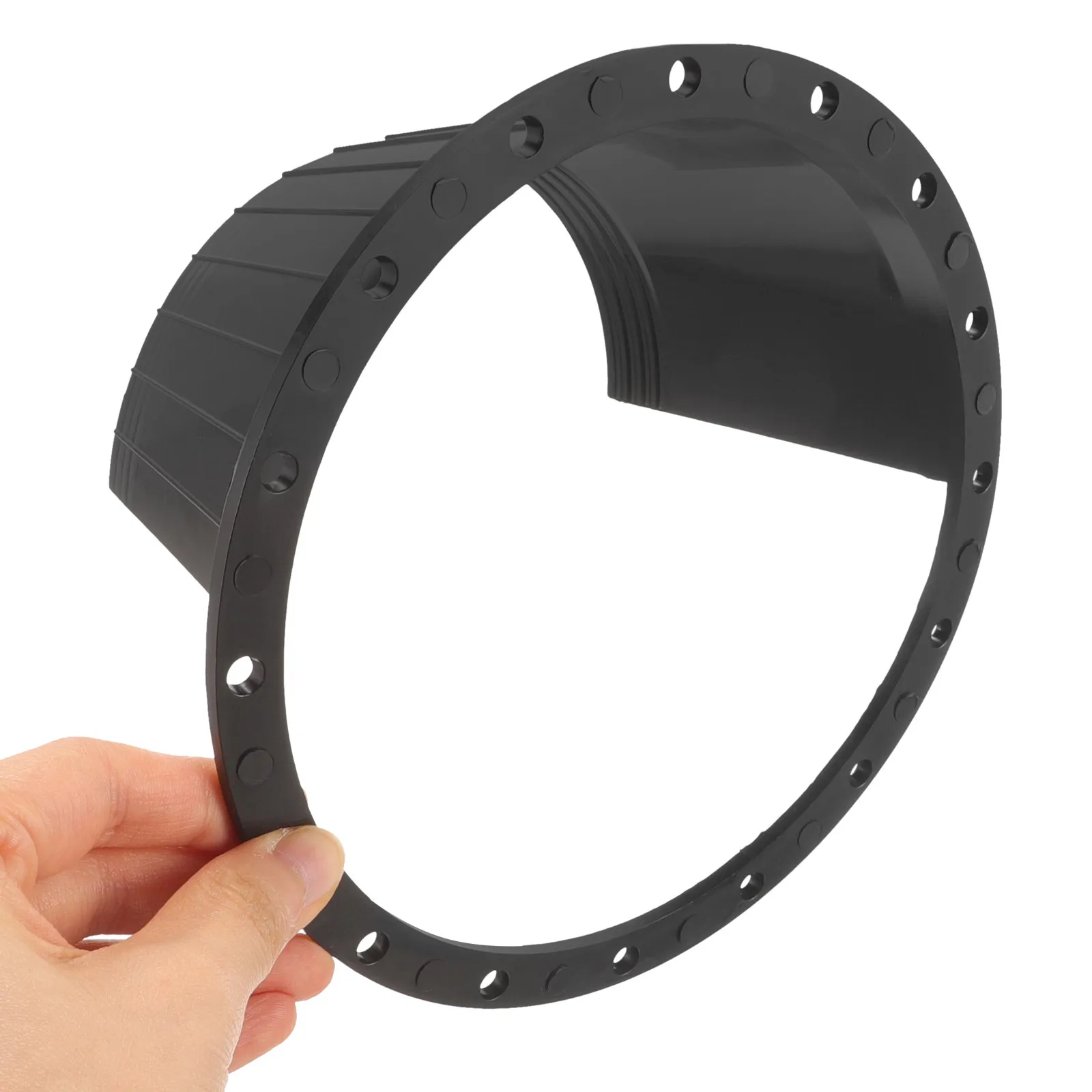 2Pcs Waterproof Car Speaker Ring Adapter Splashproof Cover 6.5 Inch Speaker Spacer Plastic Replacement Pad Accessories