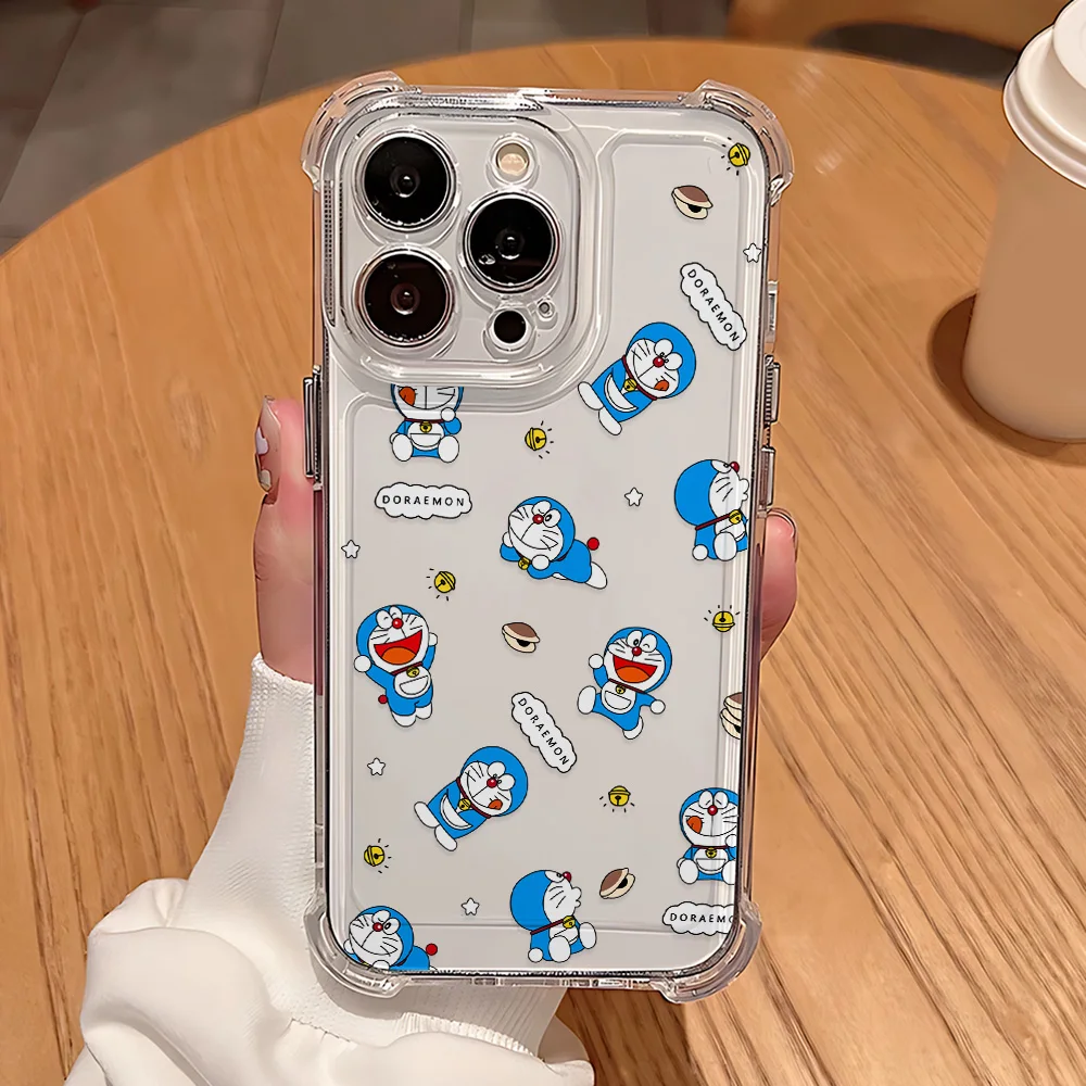 حافظة لهاتف آيفون 17 16 15 14 13 12 11 PRO MAX 7 8 PLUS Air XR X XS MAX غطاء كرتوني مضاد للشفاء