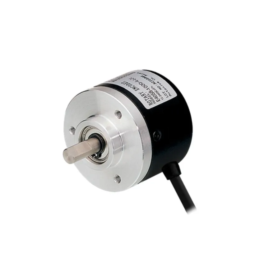 rotary encoder  E40S8-5000-3-N-24  5000 pulses  Outer diameter is 40mm  Shaft diameter is 8mm  encoder