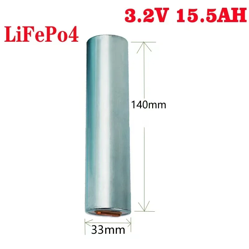 100%New 3.2V 15Ah 33140 lithium iron phosphate battery electric vehicle LiFePO4 battery For solar street light photovoltaics