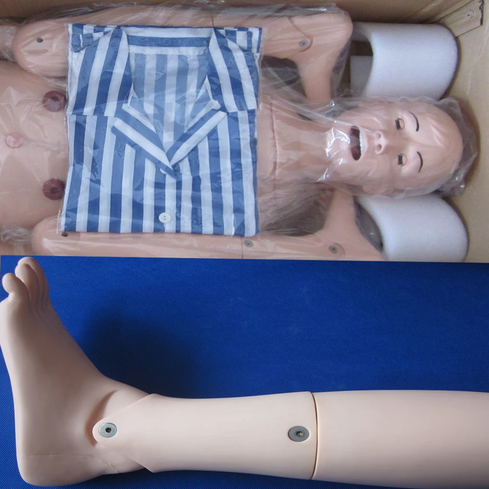 Multi-functional Female Nursing Manikin Basic Patient Dummy Trauma Care Mannequin Teaching Model