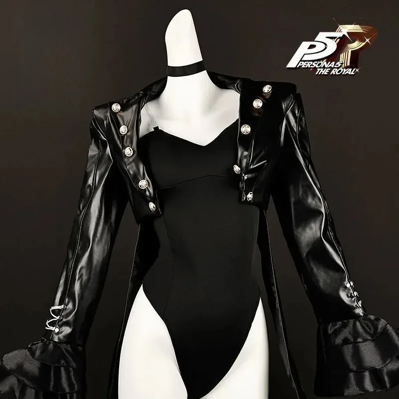 게임 사람 카스미 요시자와 코스프레 의상 섹시한 전투 유니폼 마스크 점프 슈트 세트 애니메이션 카니발 파티 드레스 여성 정장