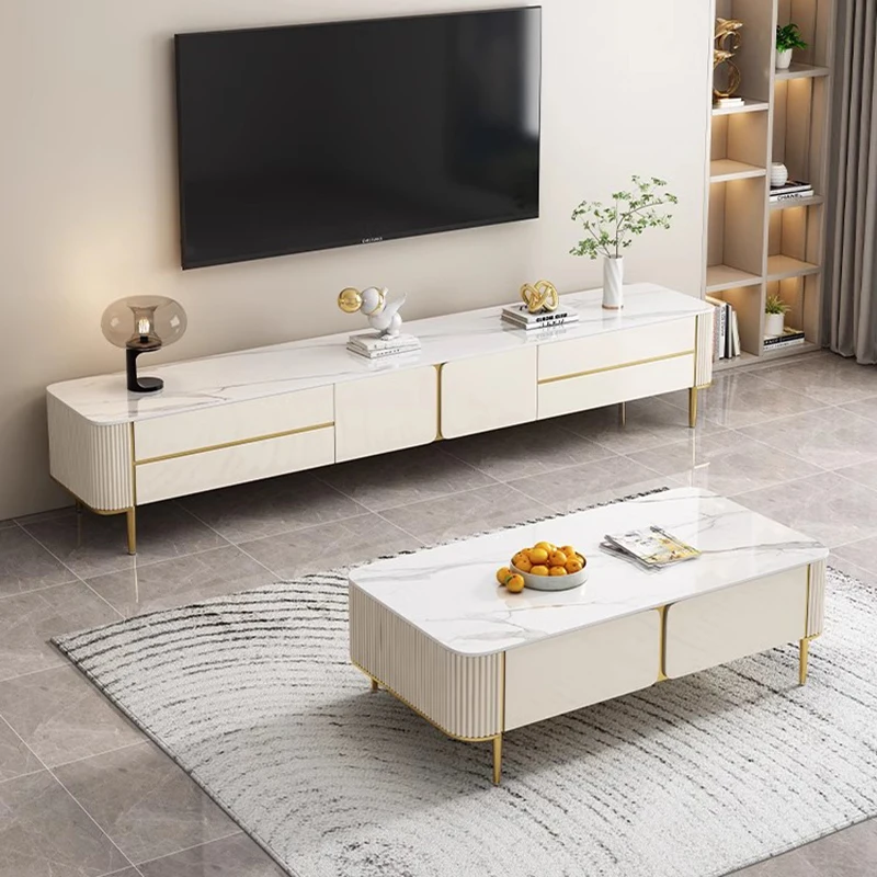 Nordic Table Comtable Tv Unit Living Room Stand Mid Century Tray Rattan Multifunction Home Para Tv Design Cabinet Furniture