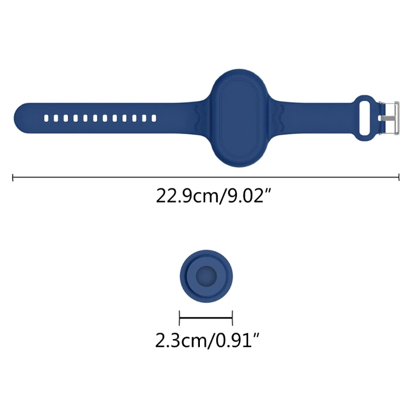 QX2B アップグレードされたラバーリストストラップ防水ラバーストラップカラフルなラバー防塵バンド快適な着用感 SmartTag2 用