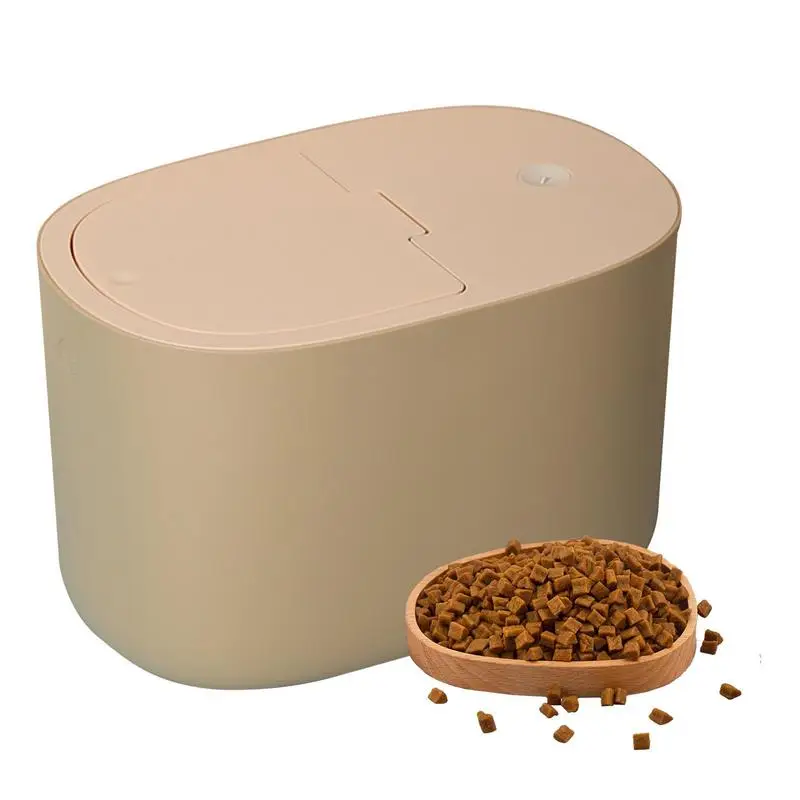 

Pet Food Storage Containers Airtight Leak Proof Dog Food Storage Bucket With Lid Press Type Cats Food Dispenser Pet Supplies