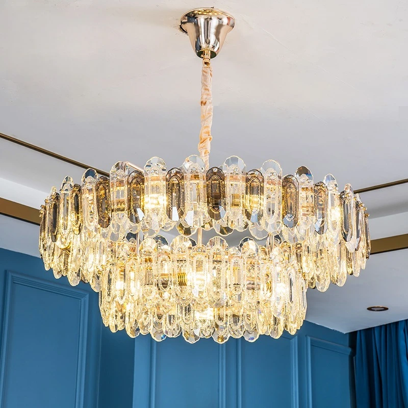 

Light Luxury Ceiling Led Crystal Light Home Decoration Living Room Bedroom Hotel Kitchen Crystal Light Dining Room Lighting