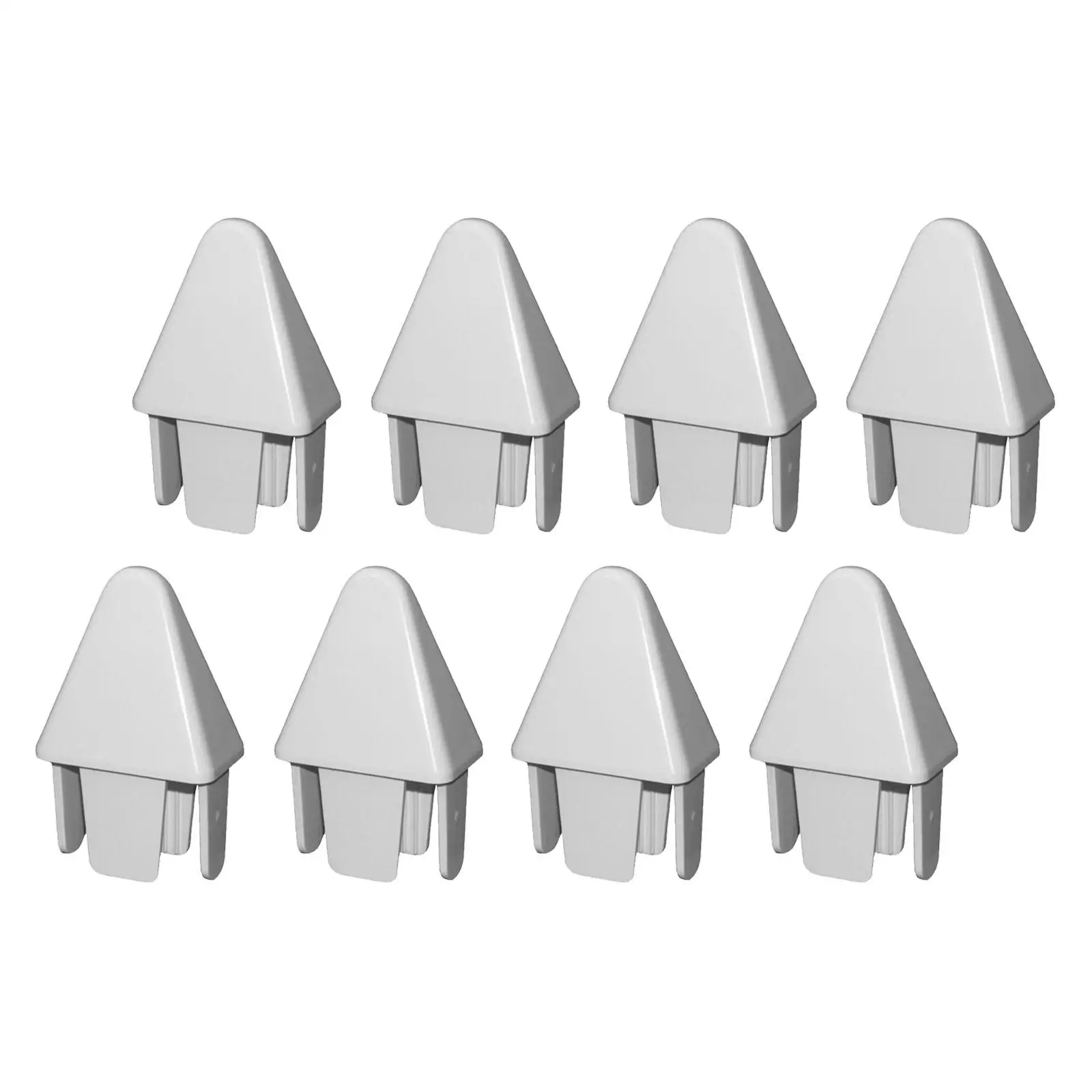 8Pcs Picket Fence Caps 3inchx0.88inch Practical Sturdy Fence Post Caps Fence Accessories for Handrail Stair Garden Corridors