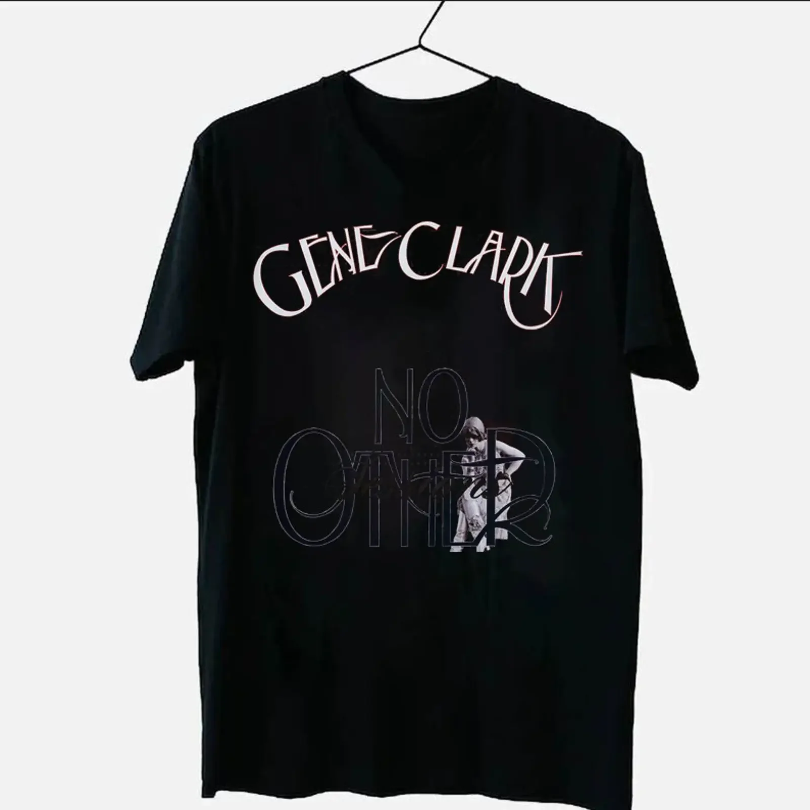 No Other Album Gene Clark Singer Cotton All Size T Shirt ZA792 vintage Washed Soft Top For Everyday Wear designer clothes