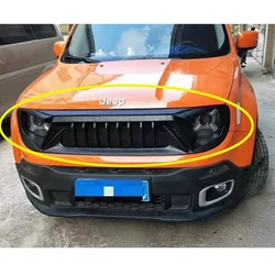 For Jeep Renegade To Agry Bird Grille Front Grill  Black ABS   2015-2017  2018-2024  J9151  LantSun