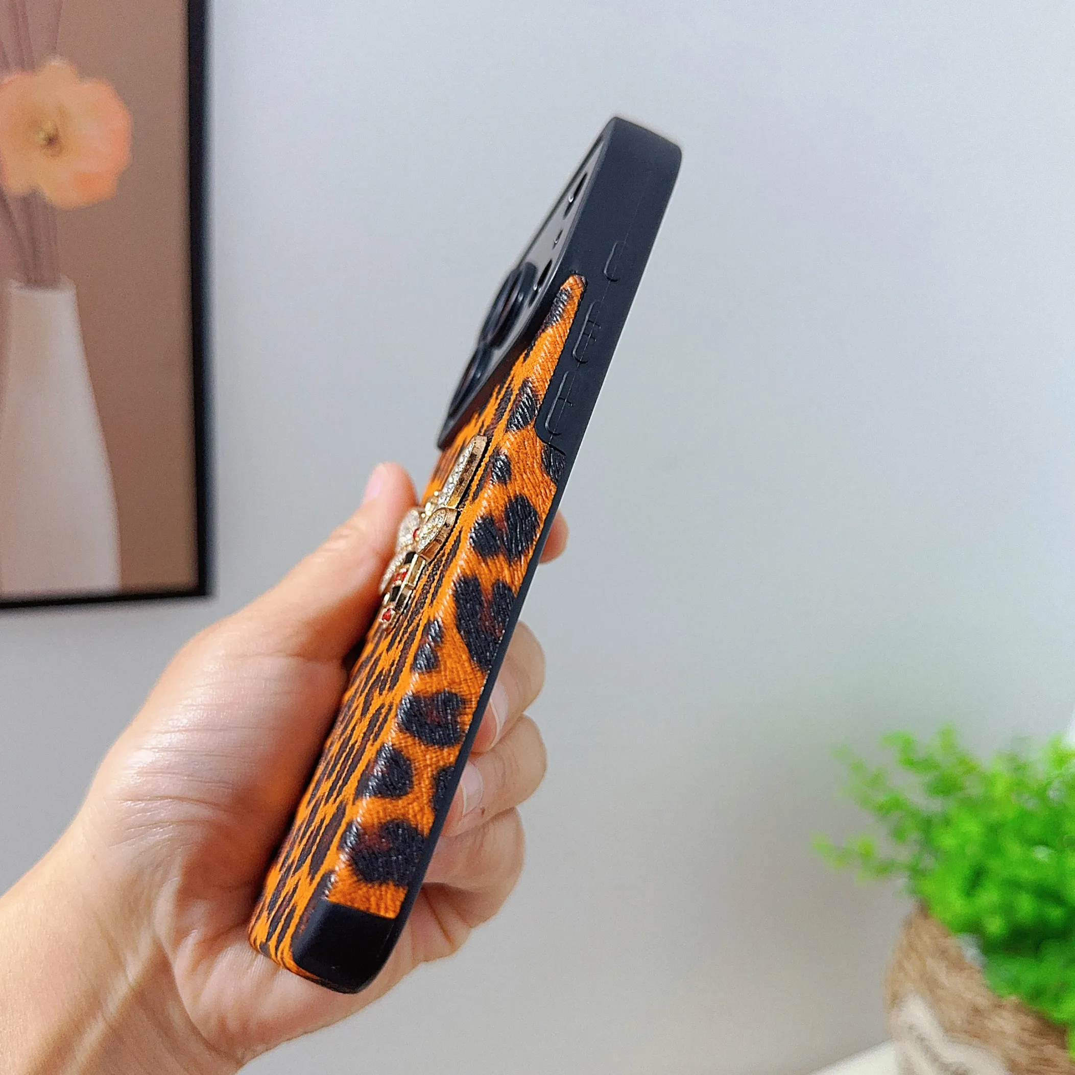 เคสหนัง PU ลายเสือดาวผึ้ง 3 มิ - 3D Printing Iphone บทวิจารณ์และราคา