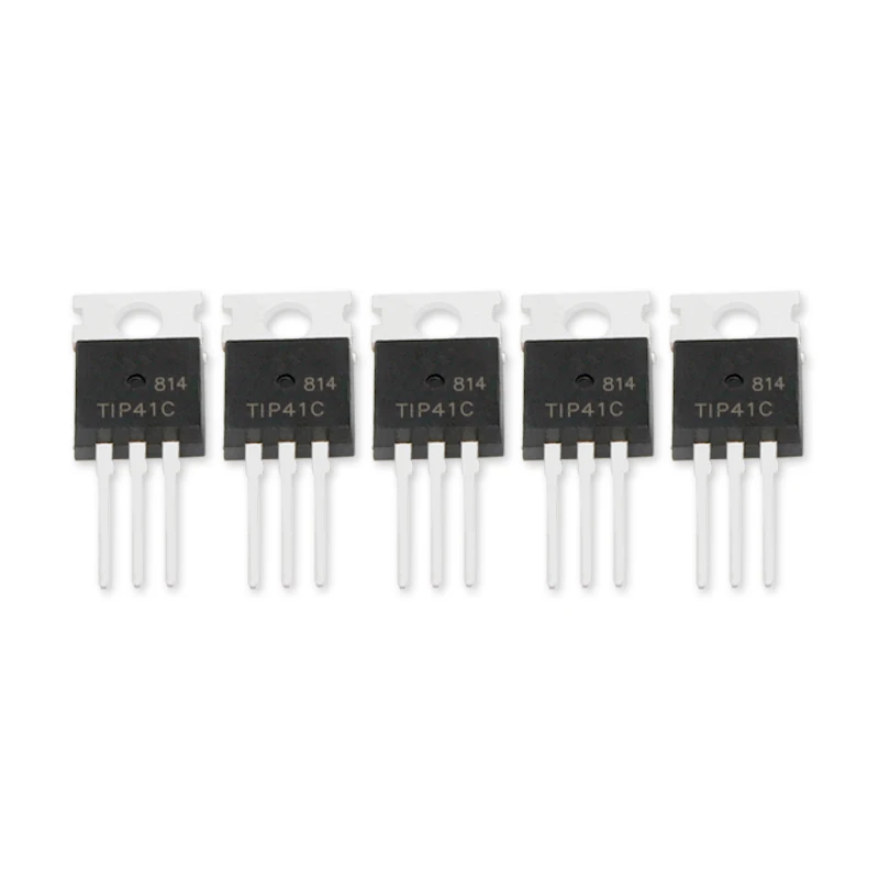 5pcs TIP41C Transistor TO-220 100V 6A Transistor Kit DIY NPN Transistors New Original