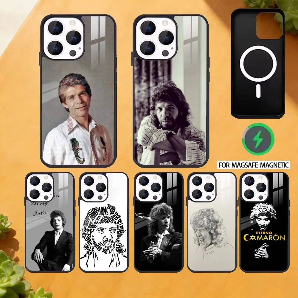 حافظة هاتف C-Camaron De La Isla لهاتف iPhone 17,16,15,14,13,12,Plus,Pro,Max لشحن Magsafe اللاسلكي المغناطيسي