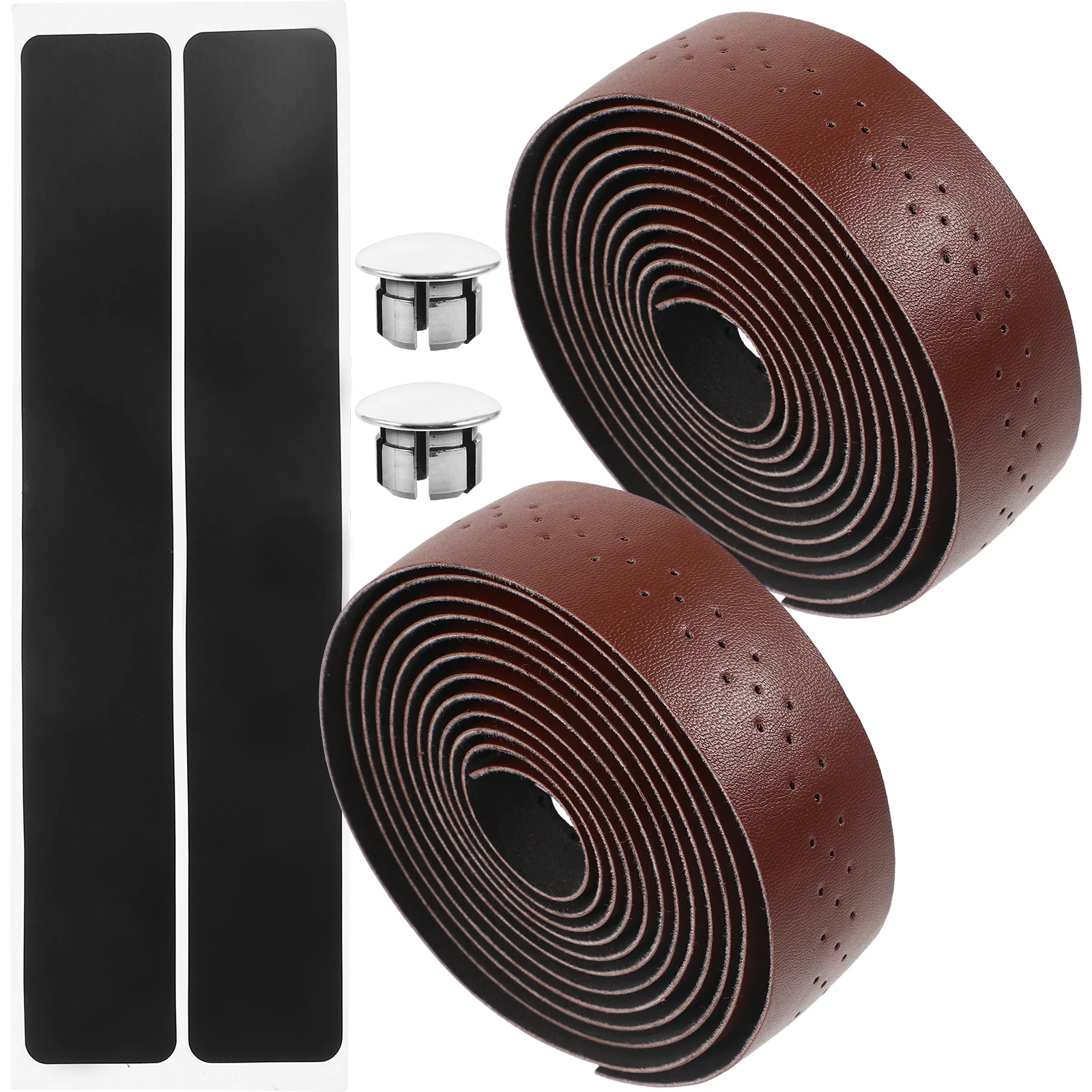 

Handlebar Road PU Anti-Skid Wear Resistant Anti-Skid Handle Wrap Bar Tape for Mountain Bar Tape Road Bike Bike Brown