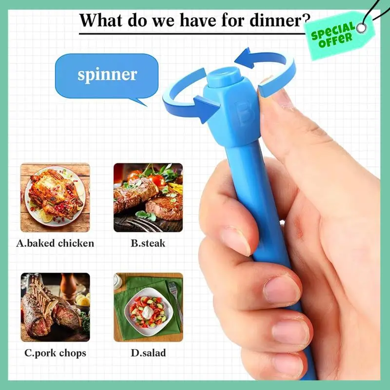 A95Q-4 Pcs A B C D Redutor de Rotação Canetas Esferográficas Gadget Caneta de Alívio do Estresse Para Escritório Durável