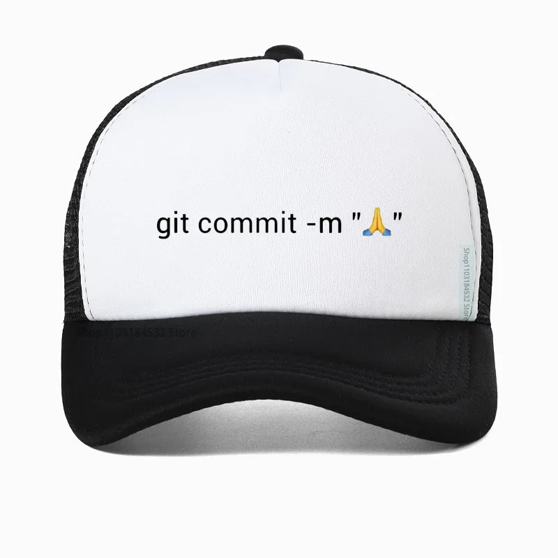 Trust Me I am an Engineer Git Commit funny Dad hat Prayer Hands Essential printing baseball cap fashion Adjustable Snapback hat