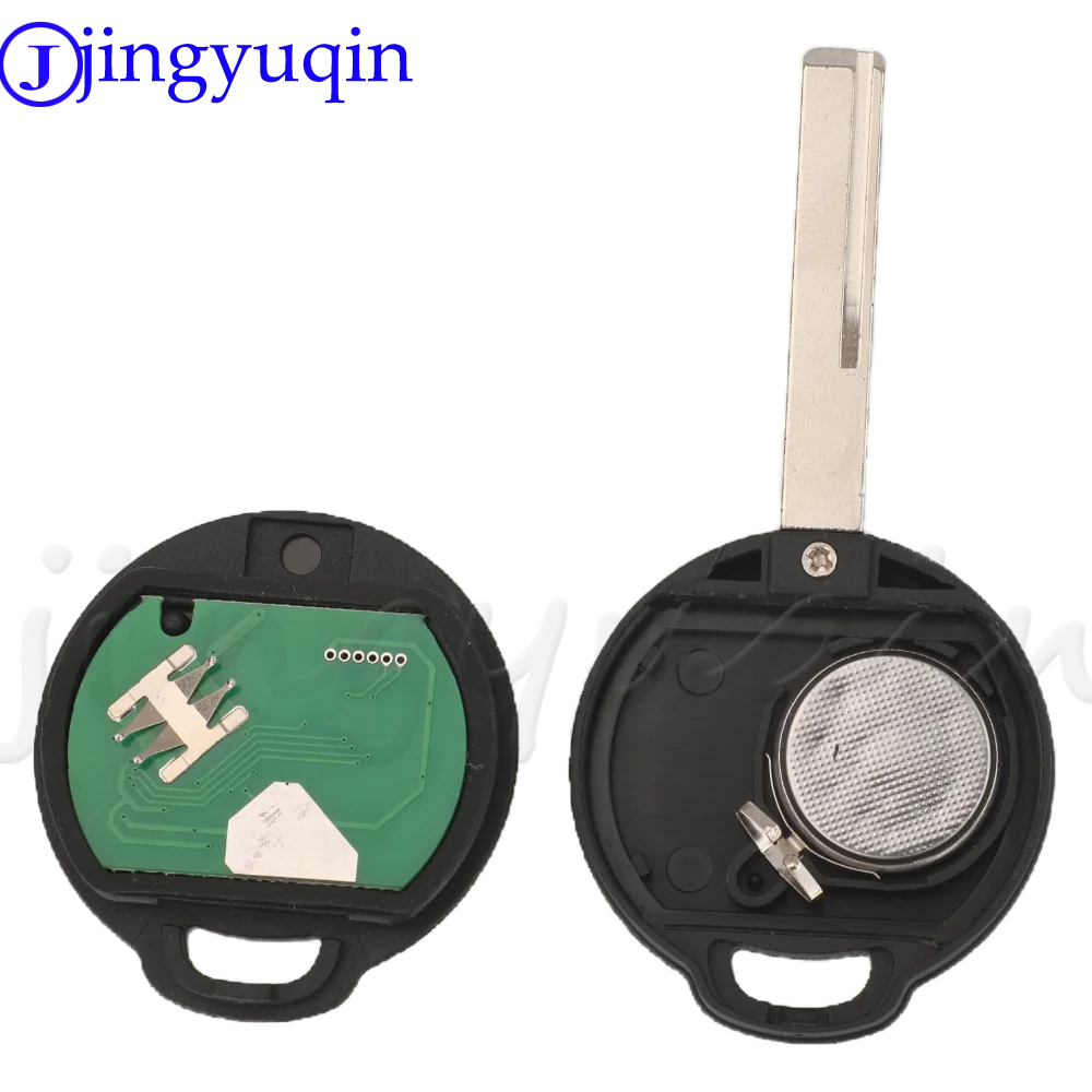 JYQ 2Buttons Remote Smart Car Key 315/433MHz ID46 PCF7941 For Mitsubishi Colt 2002-2012 Cabriolet 2006-2008 HU56 Blade