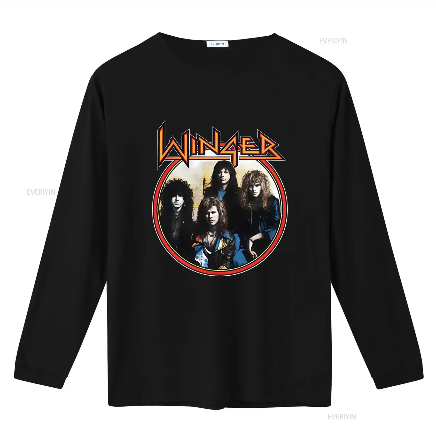 Winger Band Concert Rock Music Print T Shirt Cotton All Sizes vintage Washed homme graphic Breathable Top For Everyday Wear