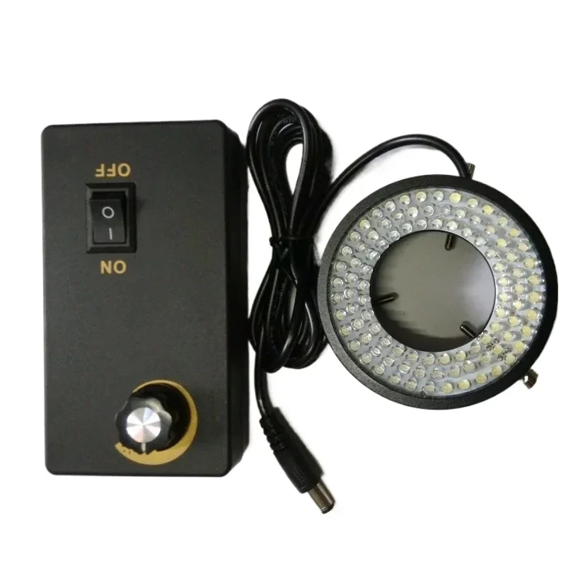 Microscope Ring LED Light - Industrial CCD Visual Source (50mm Inner Diameter, 96 Lamps) for Machine Vision