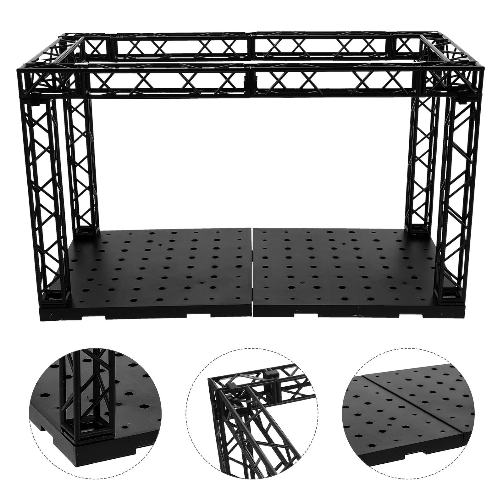 Figure Display Case Action Figure Stage Platform Modular Diorama Base Desktop Showcase Box for Figures Photography
