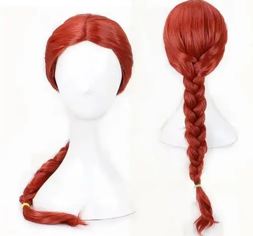 Halloween Synthetic Wigs Movie Toys Women Jessie cosplay wig cowgirl red hair Role play Jessie braid wig