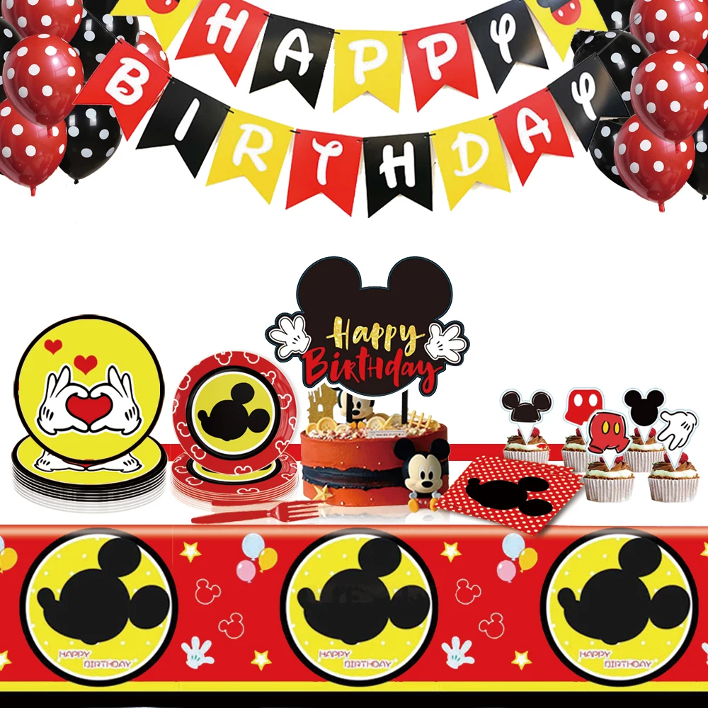 

Disney Mickey theme Party cutlery Atmosphere arrangement Scene decoration