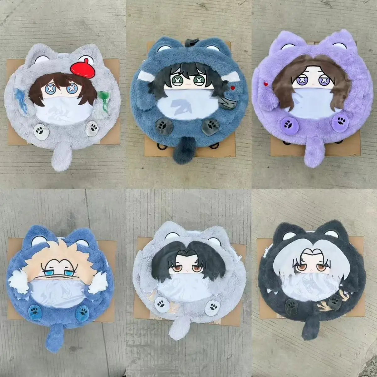 Identity V Ada Mesmer Emil Edgar Valden Alva Lorenz White Guard Black Guard Ada Mesmer Plush Itabag Doll Backpack Shoulder Bag