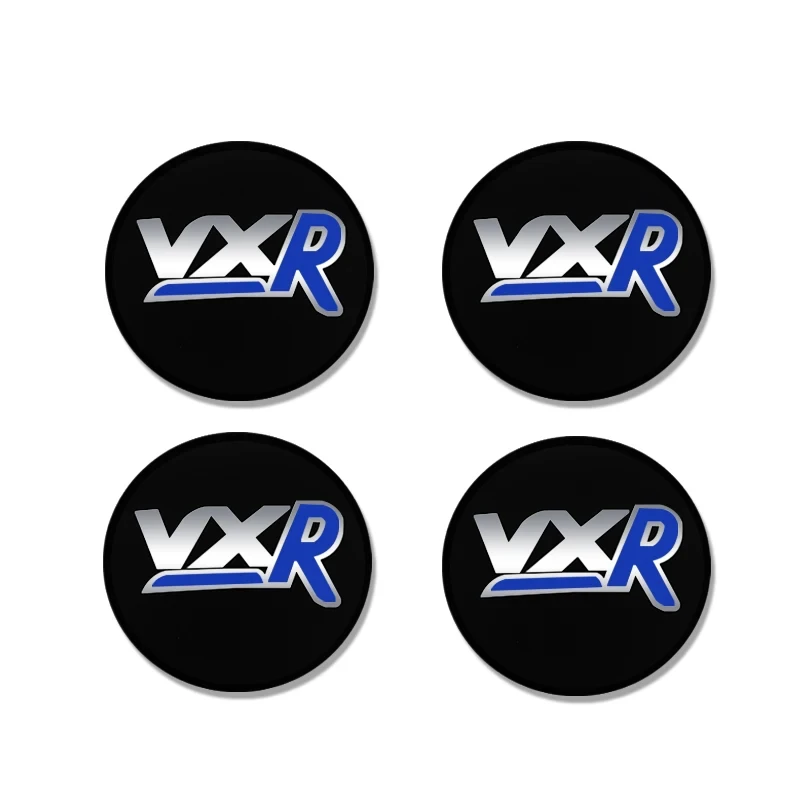 Aluminium 4 Stuks 56Mm Vxr Badge Auto Wiel Centrum Hub Caps Embleem Stickers Voor Vauxhall Vectra Zafira Vxr8 Astra Mokka Corsa Gts