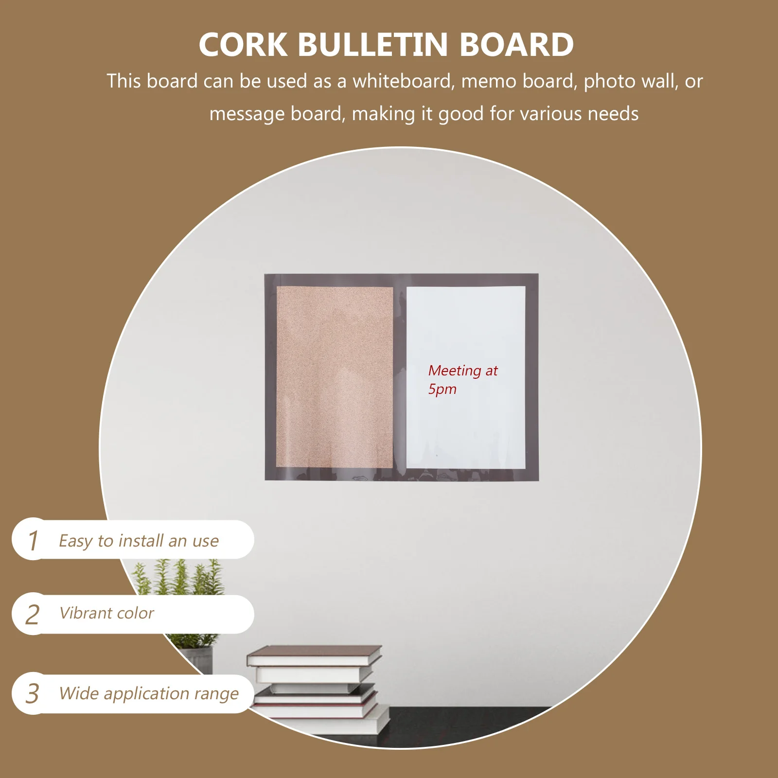 السبورة الفلين مجلس مزيج السبورة مذكرة صور جدار رسالة مجلس خفيفة الوزن مقاومة للاهتراء مكتب الفصول الدراسية المنزل