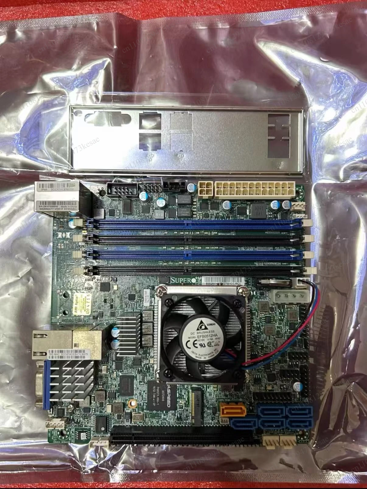 New 95 X10SDV-4C-TLN2F ITX Motherboard NAS Server Board Xeon D1521 Quad Core Dual 10GbE Network Port
