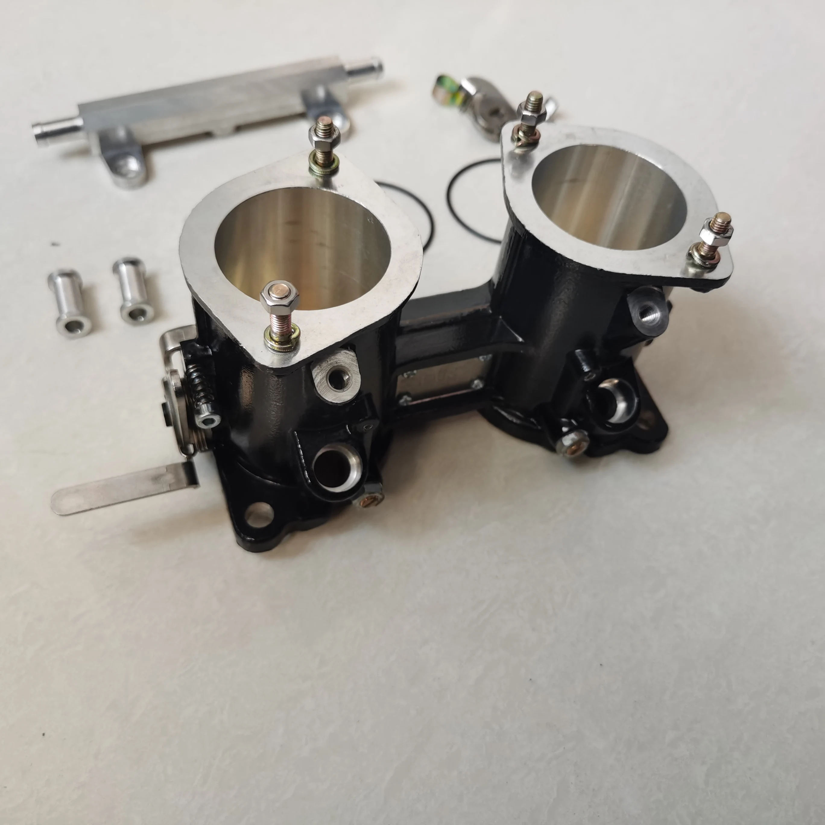 FAJS NO T1-1B INTEGRAL TYPE 40IDF THROTTLE BODY for PORSCHE  Carburetor  to Electronic Fuel Injection  Black