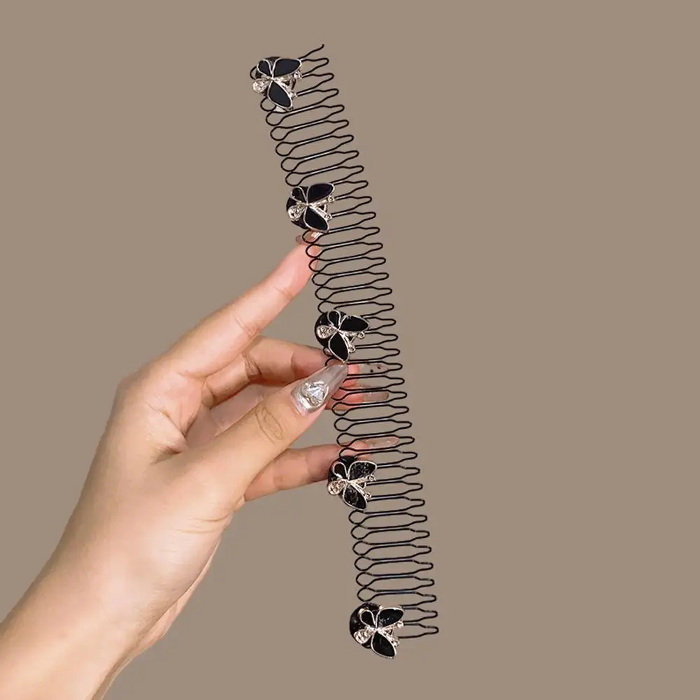 Girls Broken Hair Comb Children\'s Bangs Stickers Hair Clip Spoon Hair Of Hairpin Headdress Head Organize Back Accessories B Y1R1