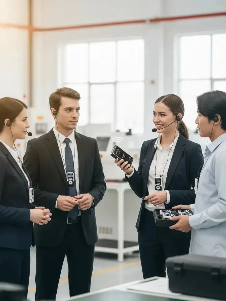 RETEKESS T130 T131 System Przewodnicki Bezprzewodowy Przenośny Zestaw Mikrofonu i Odbiornika Audio do Muzeów, Konferencji Turystycznych — 2