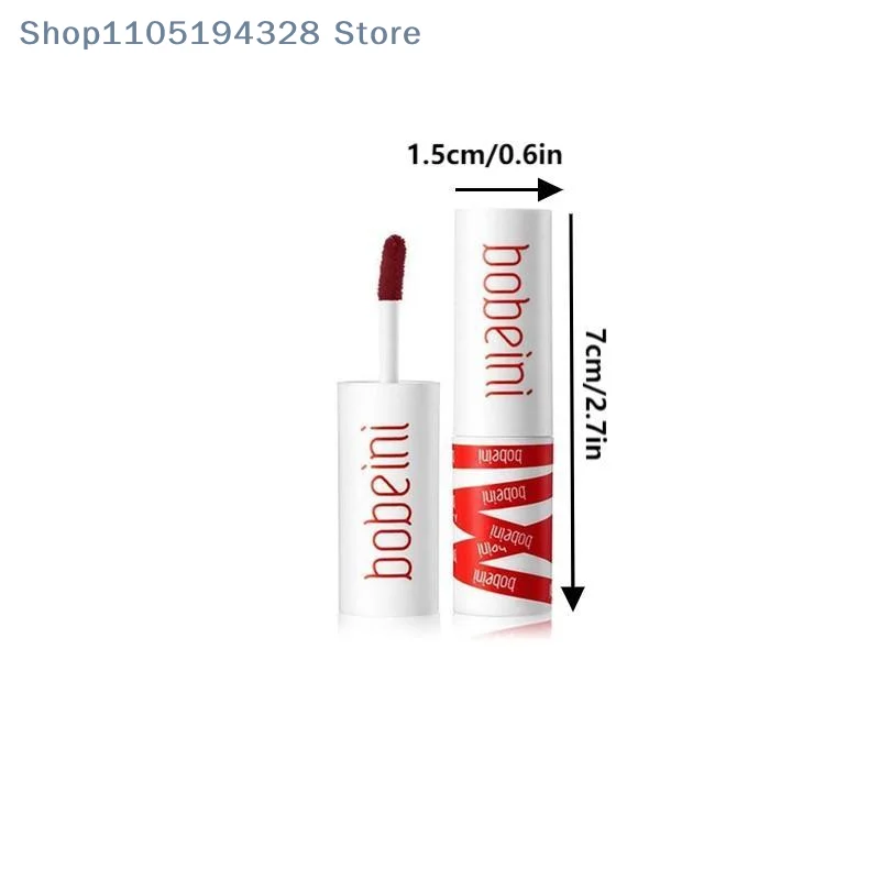 1개입 8색 듀얼 퍼포즈 매트 벨벳 립글로스 지속 방수 매트 스무스 누드 브라운 립 컬러 휴일 선물