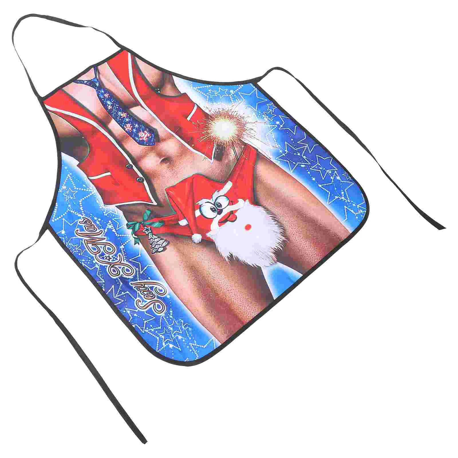 

Christmas Apron for Kitchen Women Bbq Mens Aprons Cooking Funny Multi-purposes Thicken