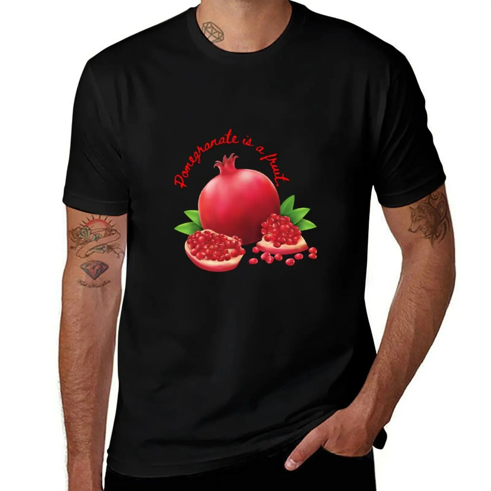 

Pomegranate arts T-Shirt t shirt for man 100 percent cotton man t shirt cotton high quality T-Shirt