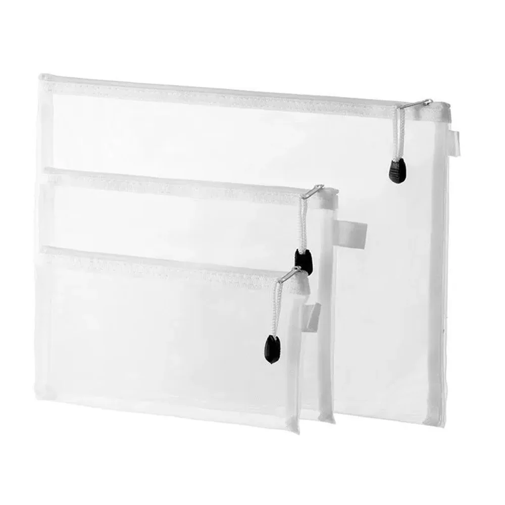 A6 Mesh Ritssluiting Zakje Document Tas