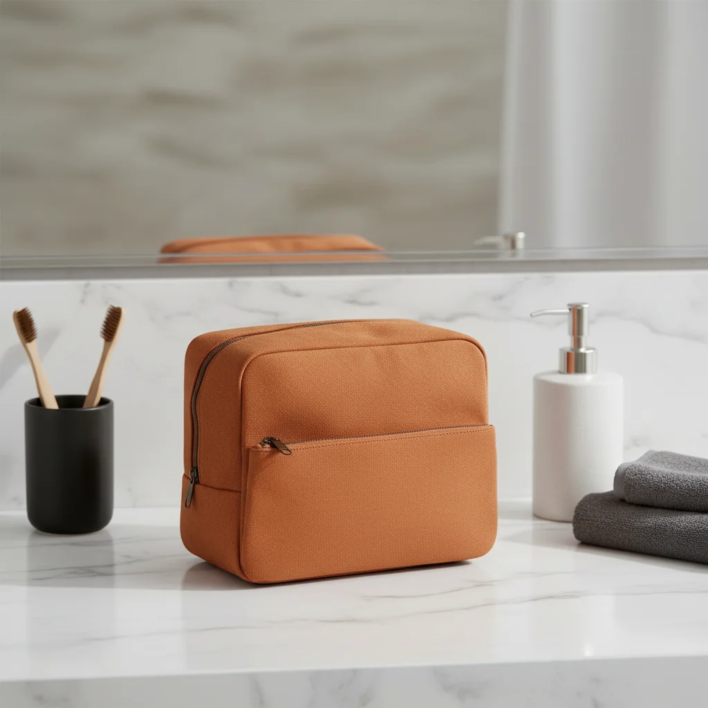 

Makeup bag, large capacity canvas toiletry bag, cosmetics storage organizer, portable bottled canned travel cultural relics