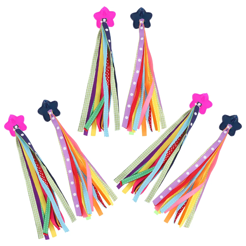 

3 Pairs Bicycle Ribbon Scooter Tassel Streamers Bike for Girls Handlebar Decor Kids Bikes Grip Aldult Tassels Child