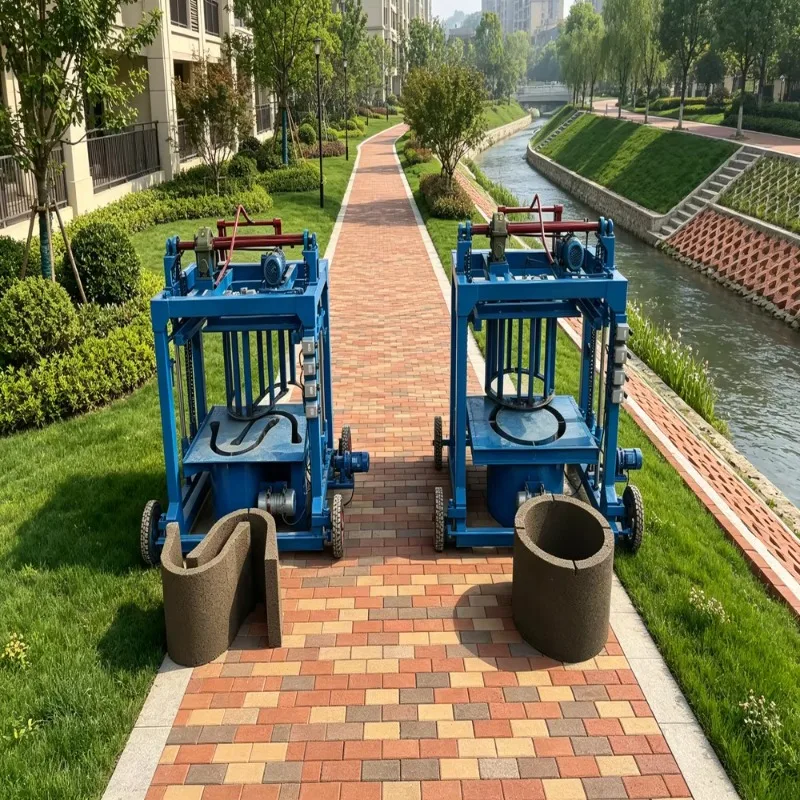 Brick Production Equipment Hydraulic Concrete Block Manufacturing Machine Factory Direct Supply